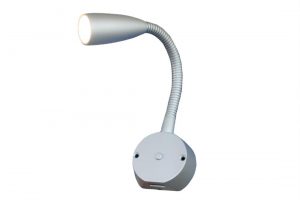 Furnari flexibele LED met USB en schakelaar zilver