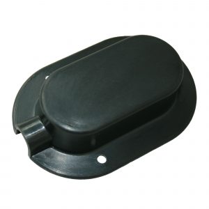 CABLE ENTRY COVER ZWART